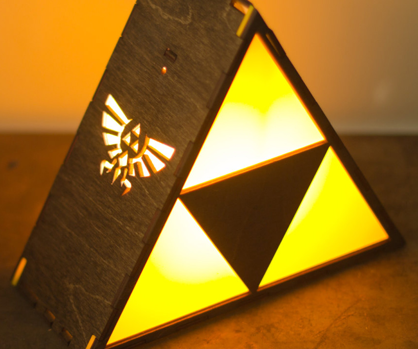 Legend Of Zelda Triforce Lamp