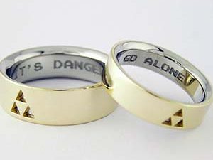 Legend Of Zelda Wedding Rings | Million Dollar Gift Ideas