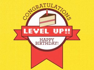 Level Up Gamer Birthday Card | Million Dollar Gift Ideas