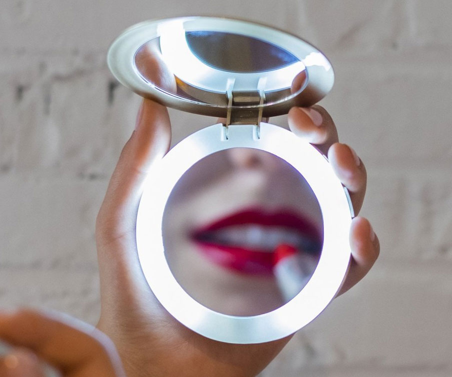 Light Up Battery Pack Makeup Mirror