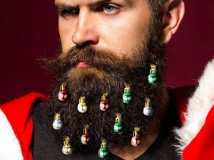 Light Up Beard Christmas Ornaments 1