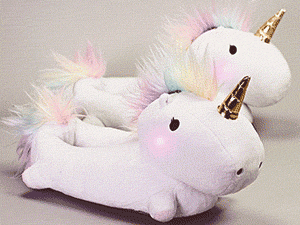 Light-Up Unicorn Slippers | Million Dollar Gift Ideas