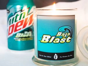 MTN Dew Baja Blast Candle | Million Dollar Gift Ideas