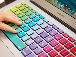 MacBook Rainbow Keyboard Decal | Million Dollar Gift Ideas