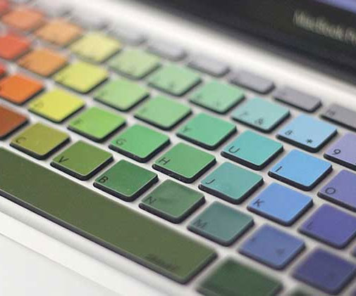 MacBook Rainbow Keyboard
