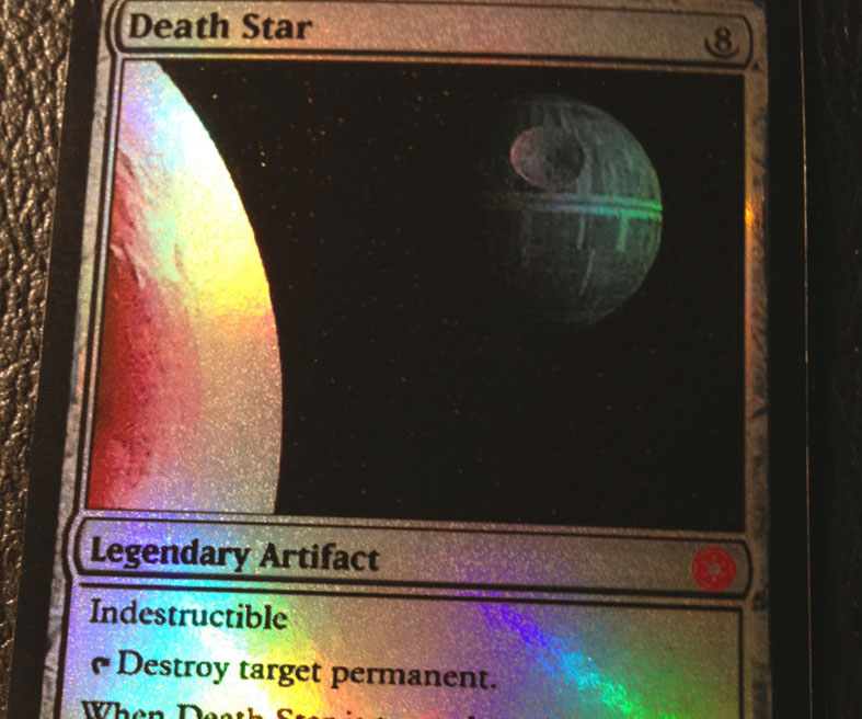 Magic The Gathering Death Star Card