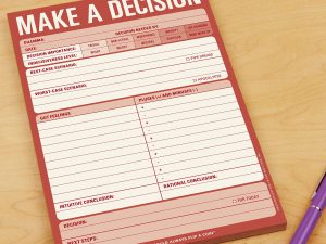 Make a Decision Pad | Million Dollar Gift Ideas