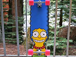 Marge Simpson Skateboard Deck | Million Dollar Gift Ideas