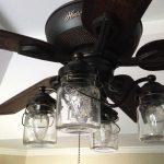 Mason Jar Ceiling Fan Light 1