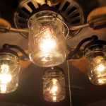 Mason Jar Ceiling Fan Light