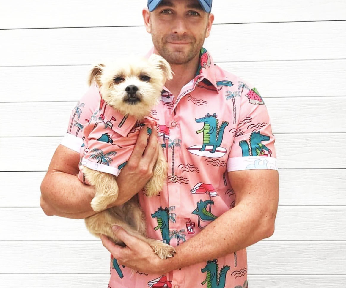 Matching Owner And Dog Shirts