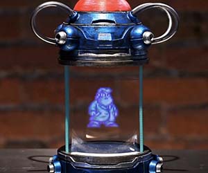 Mega Man Light Capsule Hologram