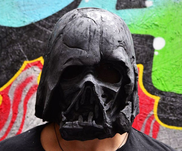 Melted Darth Vader Helmet