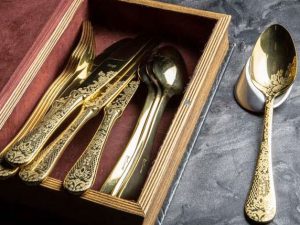 Mepra Casablanca Oro Cutlery | Million Dollar Gift Ideas