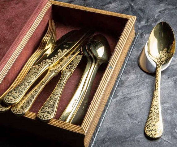 Mepra Casablanca Oro Cutlery