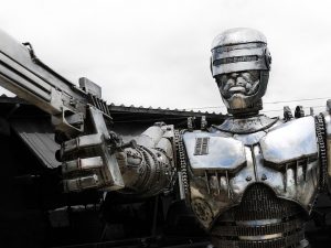 Metal RoboCop Statue | Million Dollar Gift Ideas