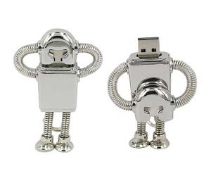 Metal Robot USB Thumb Drive