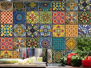 Mexican Talavera Tile Decal | Million Dollar Gift Ideas