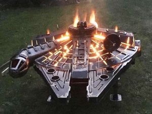 Millennium Falcon Fire Pit | Million Dollar Gift Ideas