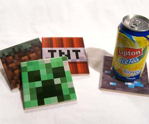 Minecraft Drink Coasters