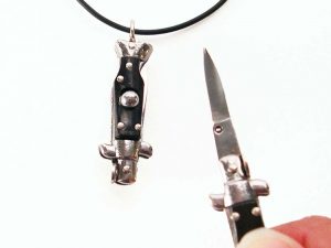 Mini Switchblade Necklace | Million Dollar Gift Ideas