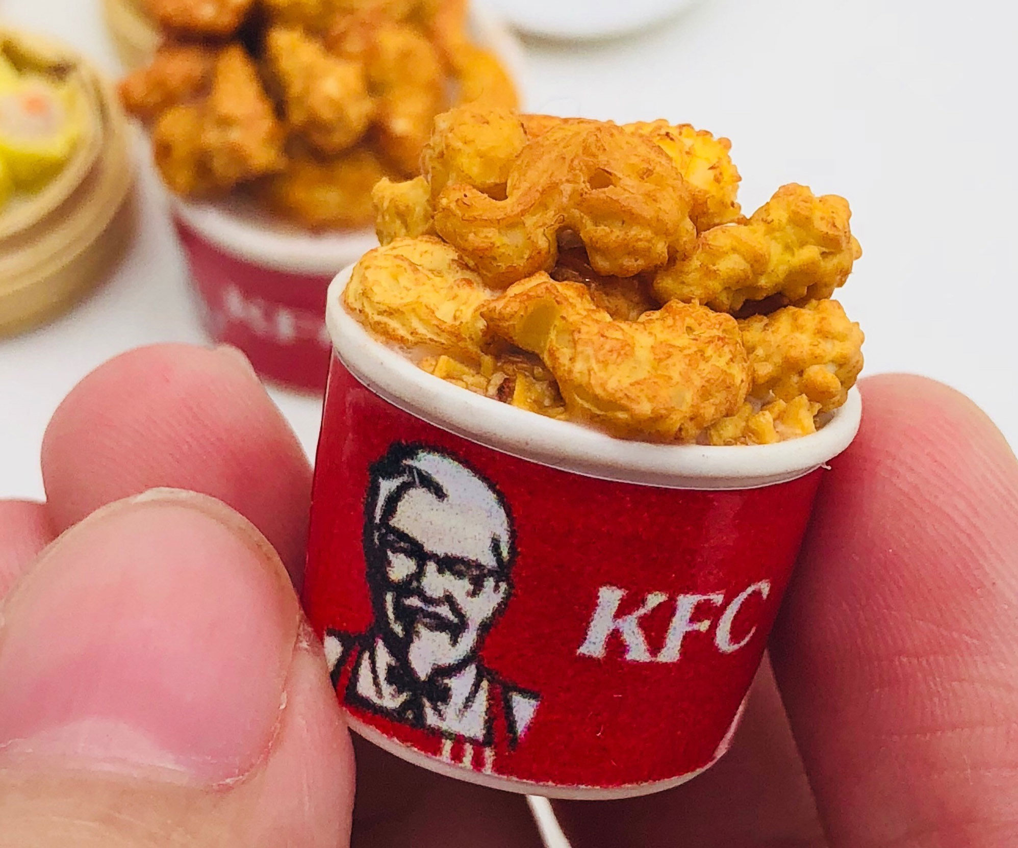 Miniature Fried Chicken KCF Bucket