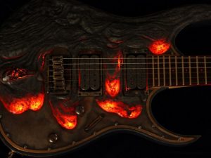 Molten Lava Guitar 1