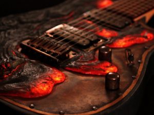 Molten Lava Guitar | Million Dollar Gift Ideas
