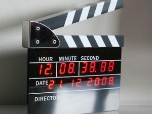 Movie Slate Digital Alarm Clock | Million Dollar Gift Ideas