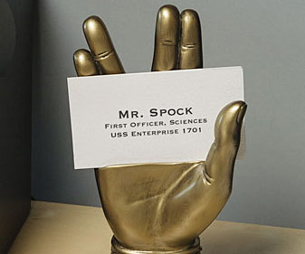 Mr. Spock Business Card Holder