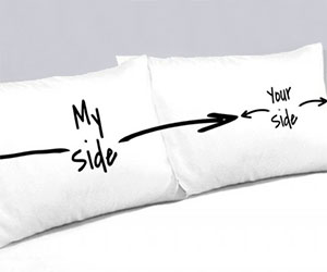 My Side Your Side Pillow Cases