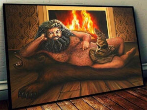 Naughty Hagrid Painting | Million Dollar Gift Ideas