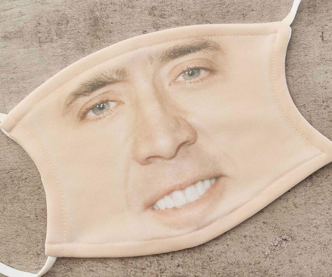 Nicolas Cage Face Mask