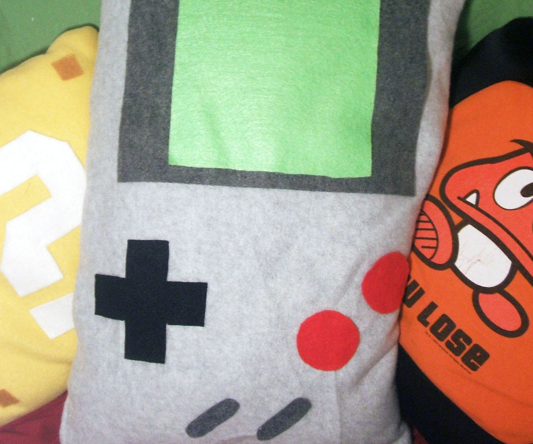 Nintendo Game Boy Pillow 1