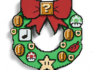 Nintendo Super Mario Light Up Wreath | Million Dollar Gift Ideas