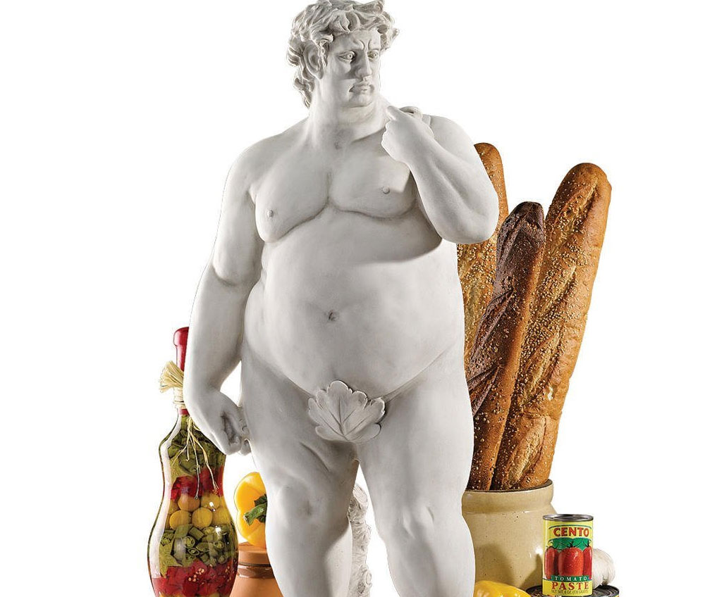 Obese Statue Of David