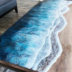 Ocean Waves Coffee Table