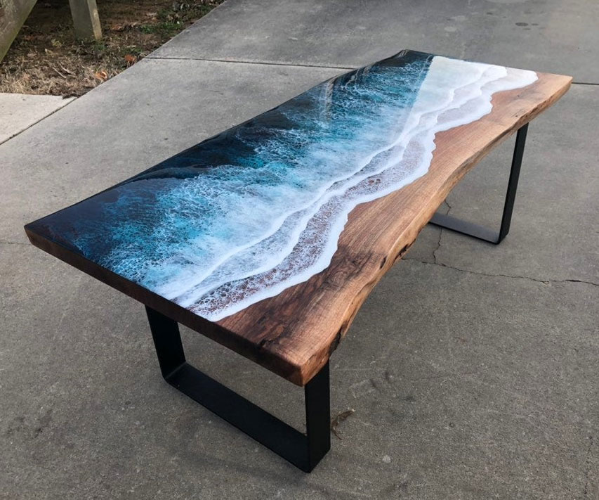 Ocean Waves Coffee Table 2