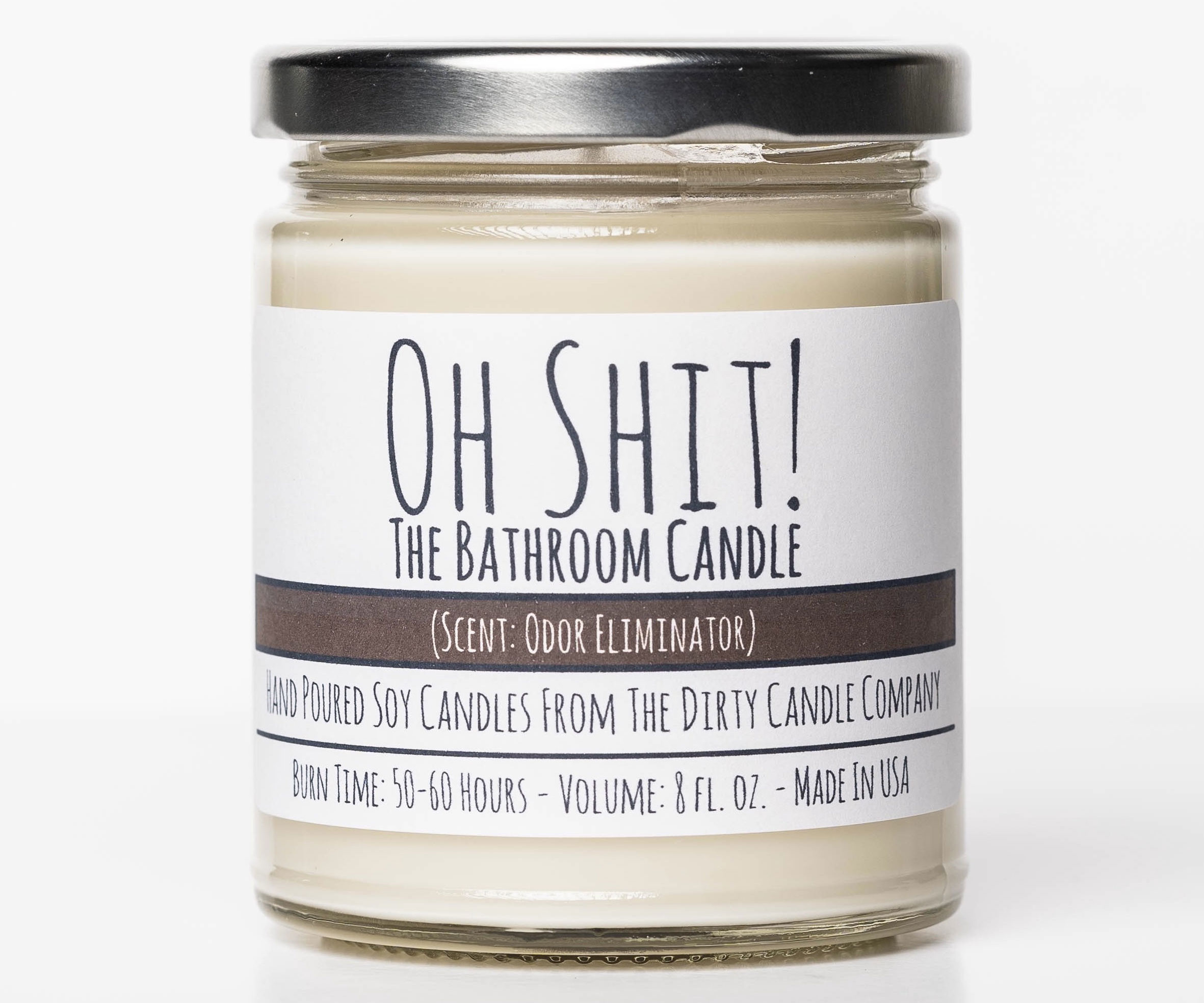 Oh Shit Bathroom Odor Remover Candle