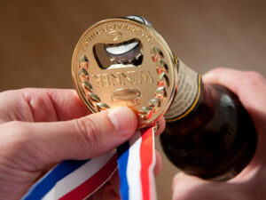 Olympic Gold Medal Bottle Opener | Million Dollar Gift Ideas