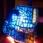 Optimus Prime Stained Glass Lamp 1