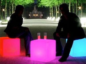 Outdoor Light Up Cubes | Million Dollar Gift Ideas