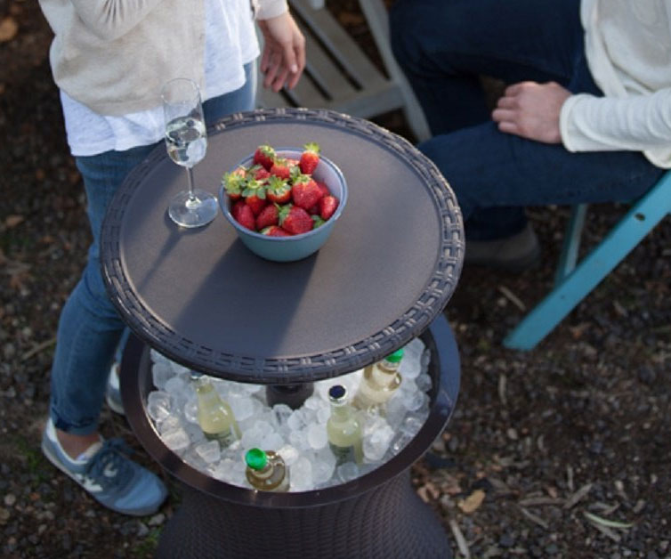 Outdoor Pull Up Table Cooler 1