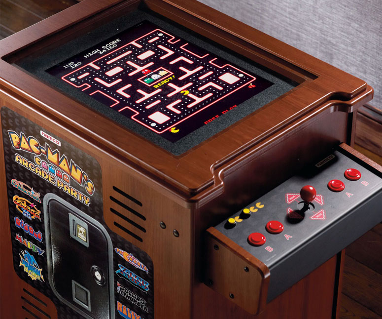 Pac-Man Arcade Cocktail Cabinet