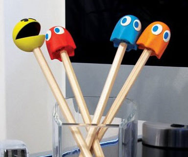 Pac-Man Pencil Top Erasers