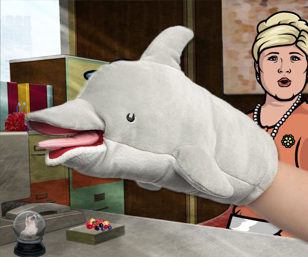 Pam’s Dolphin Puppet Plush