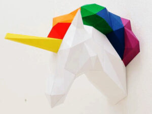 Papercraft Unicorn Head | Million Dollar Gift Ideas