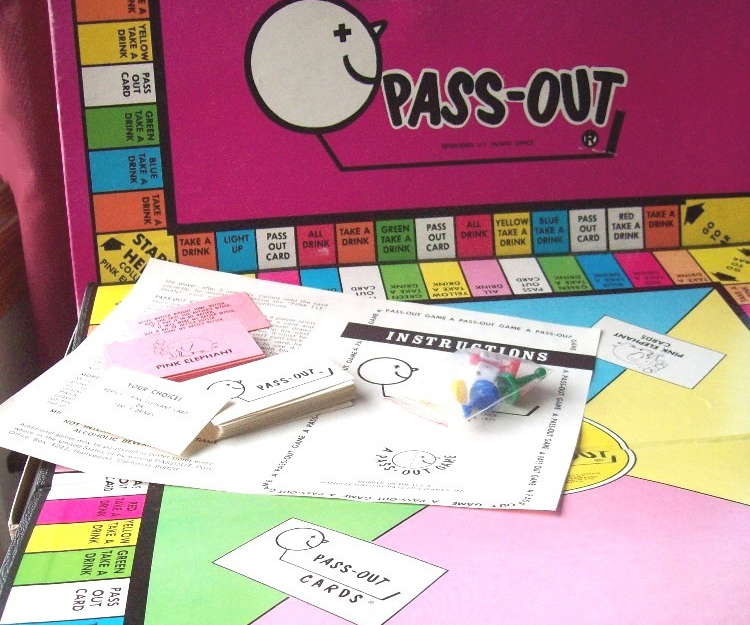 Pass Out Drinking Board Game 1