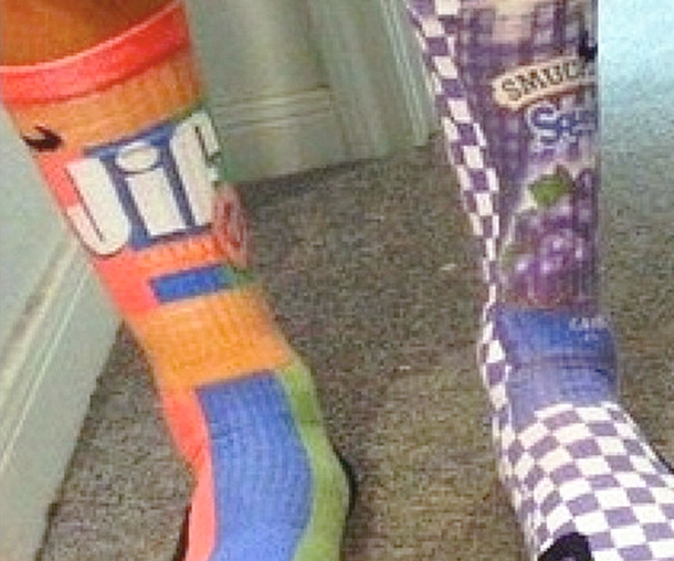 Peanut Butter And Jelly Socks 1