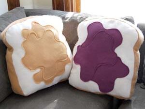 Peanut Butter Jelly Pillows | Million Dollar Gift Ideas